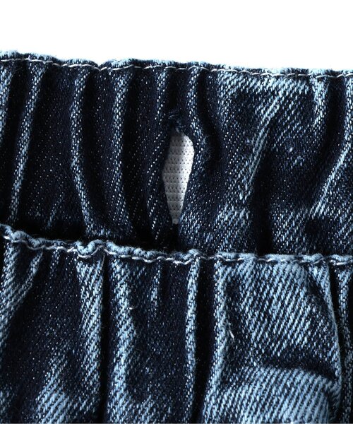 BREEZE(ブリーズ)の「Im Jelly!ケミカルデニムスカート&パンツ セット(デニムパンツ・キッズ・インディゴブルー・90/100/110/120/130/140)」の3枚目の写真