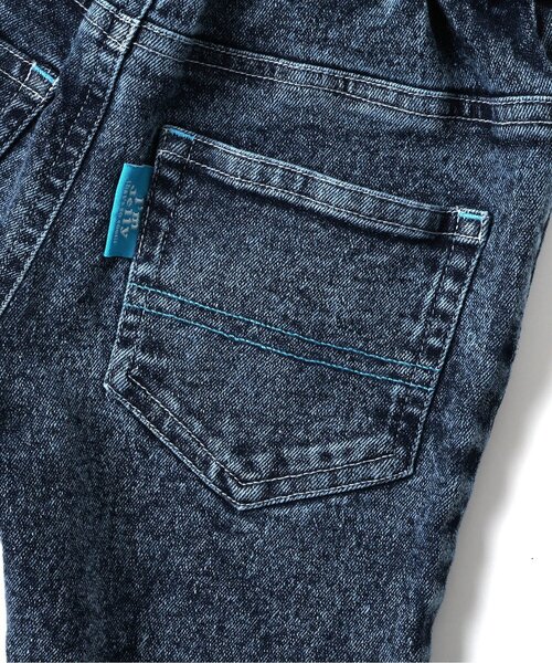 BREEZE(ブリーズ)の「Im Jelly!ケミカルデニムスカート&パンツ セット(デニムパンツ・キッズ・インディゴブルー・90/100/110/120/130/140)」の8枚目の写真