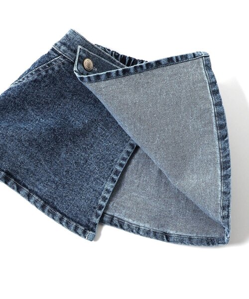 BREEZE(ブリーズ)の「Im Jelly!ケミカルデニムスカート&パンツ セット(デニムパンツ・キッズ・インディゴブルー・90/100/110/120/130/140)」の14枚目の写真