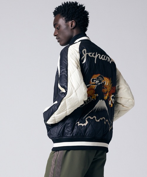 ※【新品未開封】TAION リバーシブル スカジャン ダウンジャケット TAION(タイオン)】〈ユニセックス〉ジャパンスペシャル リバーシブル