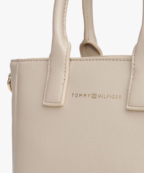 TOMMY HILFIGER（トミーヒルフィガー）の「カジュアルミニトートバッグ（トートバッグ・レディース・ベージュ/ネイビー/ブラック・FREE）」の5枚目の写真