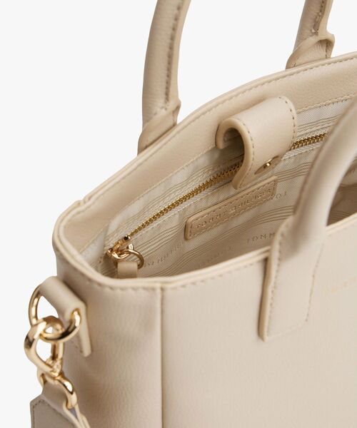 TOMMY HILFIGER（トミーヒルフィガー）の「カジュアルミニトートバッグ（トートバッグ・レディース・ベージュ/ネイビー/ブラック・FREE）」の6枚目の写真