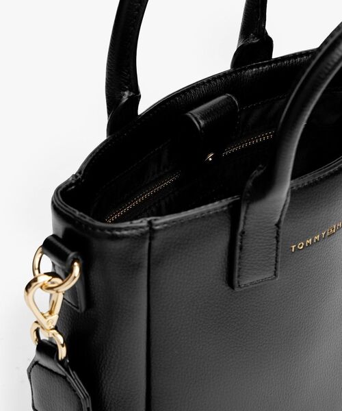 TOMMY HILFIGER（トミーヒルフィガー）の「カジュアルミニトートバッグ（トートバッグ・レディース・ベージュ/ネイビー/ブラック・FREE）」の10枚目の写真