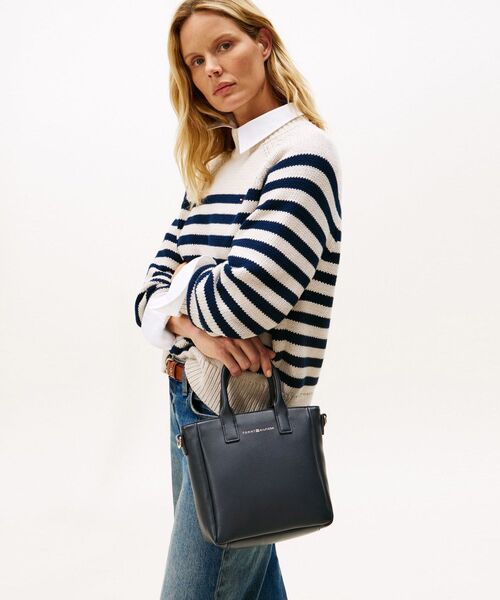 TOMMY HILFIGER（トミーヒルフィガー）の「カジュアルミニトートバッグ（トートバッグ・レディース・ベージュ/ネイビー/ブラック・FREE）」の15枚目の写真