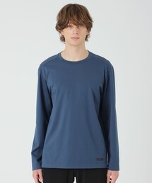 【新品】ブルーレーベルクレストブリッジ　カットソー　青　M　バーバリー　111 ブルーレーベルクレストブリッジ BLUE LABEL CRESTBRIDGE 両畦