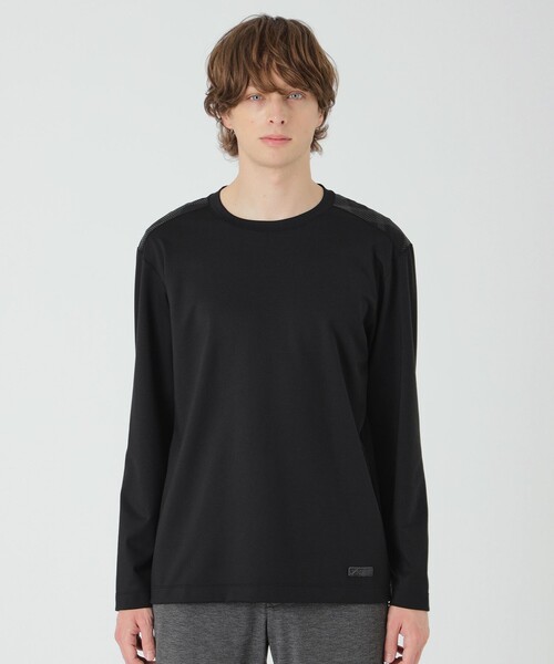 BLACK LABEL CRESTBRIDGE(ブラックレーベル・クレストブリッジ)の「ハイストレッチテーラリングカットソー(Tシャツ/カットソー・メンズ・オフホワイト/ブルー/ブラック・M/XL/L)」の1枚目の写真