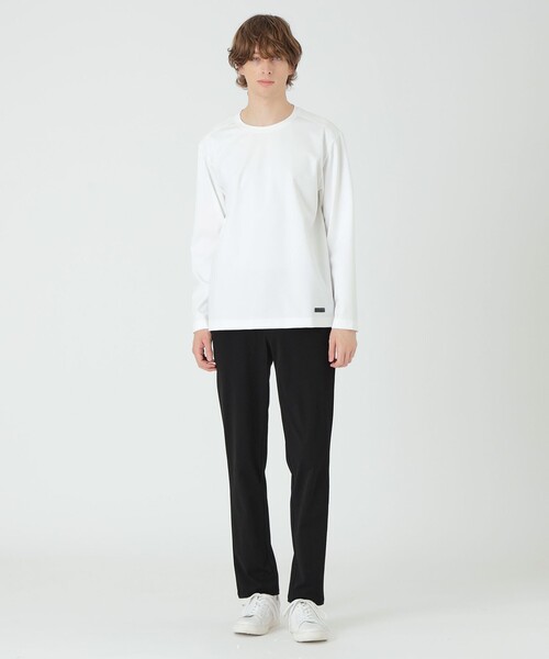 BLACK LABEL CRESTBRIDGE(ブラックレーベル・クレストブリッジ)の「ハイストレッチテーラリングカットソー(Tシャツ/カットソー・メンズ・オフホワイト/ブルー/ブラック・M/XL/L)」の11枚目の写真