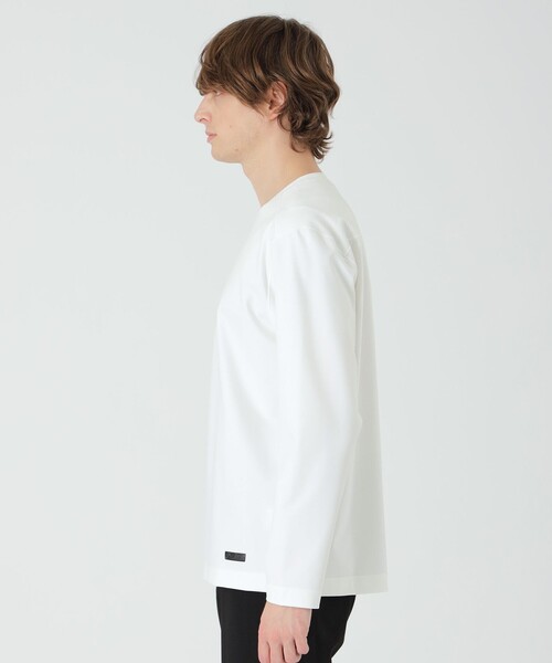 BLACK LABEL CRESTBRIDGE(ブラックレーベル・クレストブリッジ)の「ハイストレッチテーラリングカットソー(Tシャツ/カットソー・メンズ・オフホワイト/ブルー/ブラック・M/XL/L)」の12枚目の写真