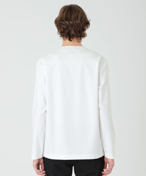 BLACK LABEL CRESTBRIDGE(ブラックレーベル・クレストブリッジ)の「ハイストレッチテーラリングカットソー(Tシャツ/カットソー・メンズ・オフホワイト/ブルー/ブラック・M/XL/L)」の13枚目の写真