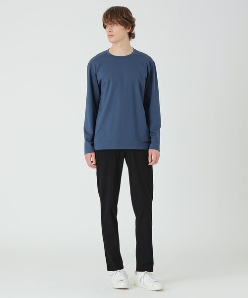 BLACK LABEL CRESTBRIDGE(ブラックレーベル・クレストブリッジ)の「ハイストレッチテーラリングカットソー(Tシャツ/カットソー・メンズ・オフホワイト/ブルー/ブラック・M/XL/L)」の6枚目の写真