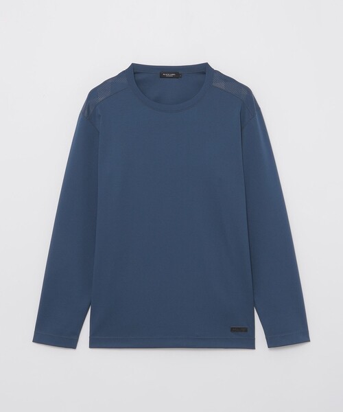 BLACK LABEL CRESTBRIDGE(ブラックレーベル・クレストブリッジ)の「ハイストレッチテーラリングカットソー(Tシャツ/カットソー・メンズ・オフホワイト/ブルー/ブラック・M/XL/L)」の10枚目の写真