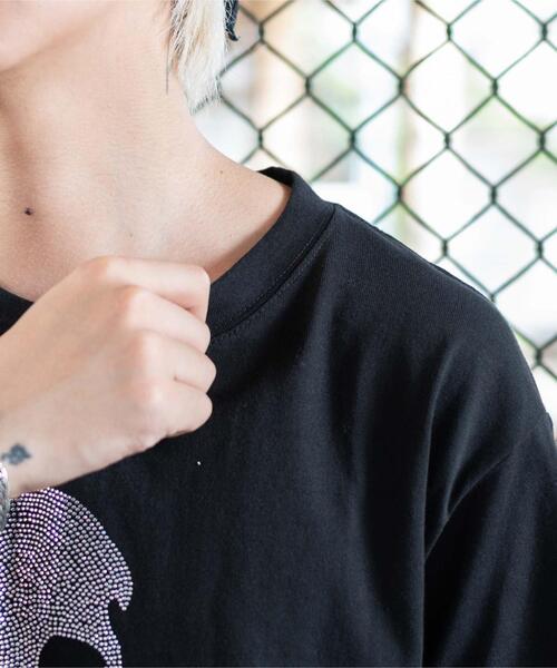 WEGO（ウィゴー）の「WEGO/ラインストーンルーズネックT（Tシャツ/カットソー・メンズ・その他2/その他1・LARGE/MEDIUM）」の6枚目の写真