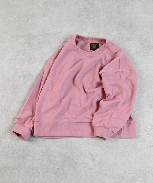 Life Support Products（ライフサポートプロダクツ）の「裏毛ムジトレーナー（スウェット・キッズ・ホワイト系その他/オフホワイト/ブルー/グレー系その他/杢グレー/ピンク/キャメル/グレー系その他2/オレンジ/チャコール・95/90/100/80/110/150/140/130/120）」の16枚目の写真