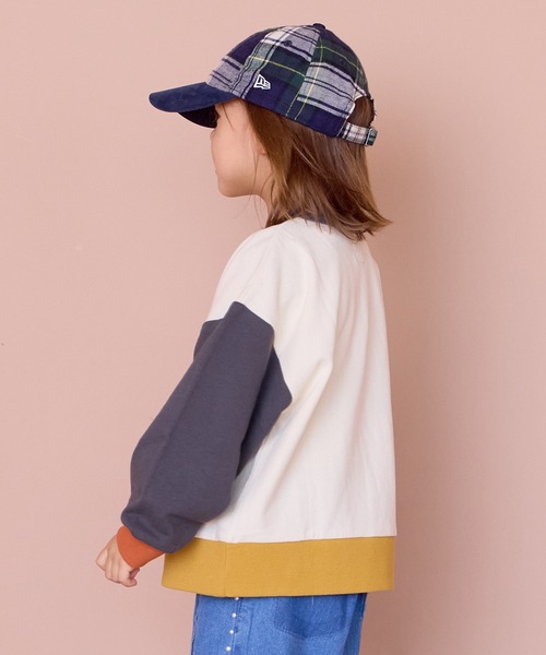 Life Support Products（ライフサポートプロダクツ）の「裏毛ムジトレーナー（スウェット・キッズ・ホワイト系その他/オフホワイト/ブルー/グレー系その他/杢グレー/ピンク/キャメル/グレー系その他2/オレンジ/チャコール・95/90/100/80/110/150/140/130/120）」の13枚目の写真