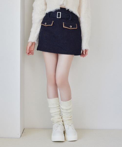 ナイスクラップ NICECLAUP パイピングジャケット ティアードミニスカート ナイスクラップ NICECLAUP パイピングジャケット ティアードミニ