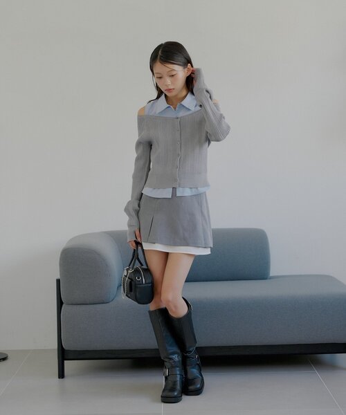 Chico(チコ)の「2wayロング丈エンジニアブーツ(ブーツ・レディース・ブラウン/ベージュ系その他/ブラック/グレイッシュベージュ・SMALL/MEDIUM/LARGE)」の7枚目の写真