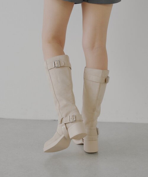 2wayロング丈エンジニアブーツ（ブーツ）｜Chico（チコ）の