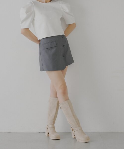 Chico(チコ)の「2wayロング丈エンジニアブーツ(ブーツ・レディース・ブラウン/ベージュ系その他/ブラック/グレイッシュベージュ・SMALL/MEDIUM/LARGE)」の12枚目の写真