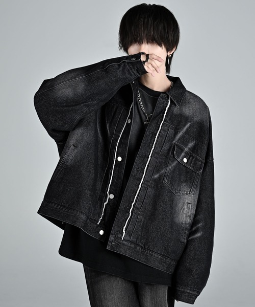 アレッサンドロ　デラクア　デニムジャケット　コットン　メンズ　ブルゾン　中綿 ADRER デニムジャケット gジャン Blast Denim Padded Blouson