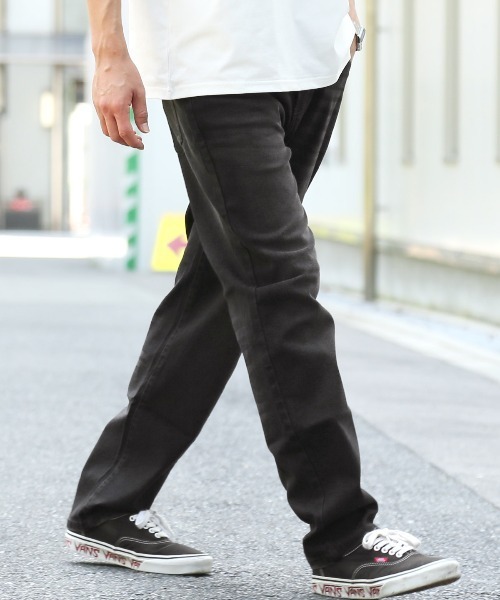 LUXSTYLE(ラグスタイル)の「ワイドストレッチデニムパンツ(デニムパンツ・メンズ・インディゴブルー/ブルー系その他/ブラック/ブルー/ブラック系その他・M/L/XL)」の3枚目の写真