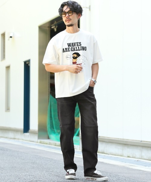 LUXSTYLE(ラグスタイル)の「ワイドストレッチデニムパンツ(デニムパンツ・メンズ・インディゴブルー/ブルー系その他/ブラック/ブルー/ブラック系その他・M/L/XL)」の11枚目の写真