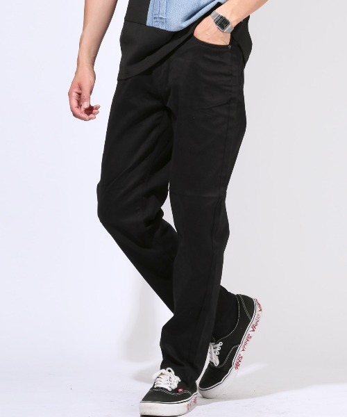 LUXSTYLE(ラグスタイル)の「ワイドストレッチデニムパンツ(デニムパンツ・メンズ・インディゴブルー/ブルー系その他/ブラック/ブルー/ブラック系その他・M/L/XL)」の16枚目の写真