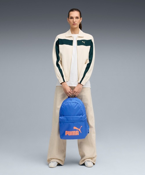 PUMA（プーマ）の「PUMA プーマ ユニセックス プーマ フェーズ バックパック 22L PUMA PHASE Backpack（バックパック/リュック・メンズ・ライトグレー/ライトピンク/ダークオリーブ/スモークピンク/ブルー/ブラック×パープル・フリー）」の5枚目の写真