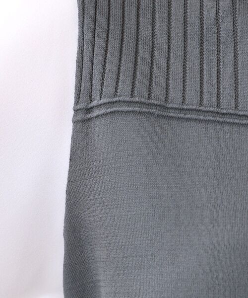 Reflect(リフレクト)の「【WEB先行カラーあり/手洗い可】ジョーゼットスリーブ×ニット(Tシャツ/カットソー・レディース・グレー系その他5/ピンク系その他2/ネイビー系4/ブラック系4・07/09/11/13/15 )」の22枚目の写真