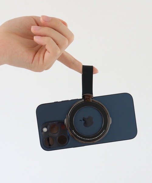 AAUXX（オークス）の「＜AAUXX＞ IRING MAG /アイリング マグ G1（スマホグッズ・メンズ・ブラック・ONE SIZE）」の3枚目の写真