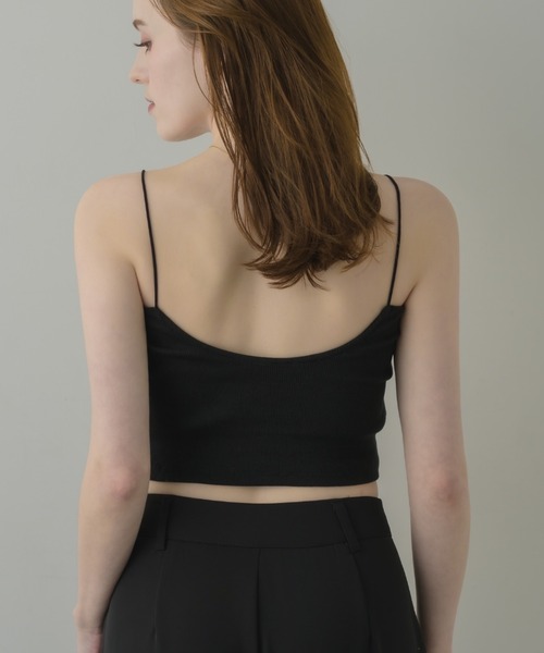 muku（ムク）の「SHORT CAMISOLE/in bra（キャミソール・レディース・アイボリー/ブラック/ホワイト・FREE）」の17枚目の写真