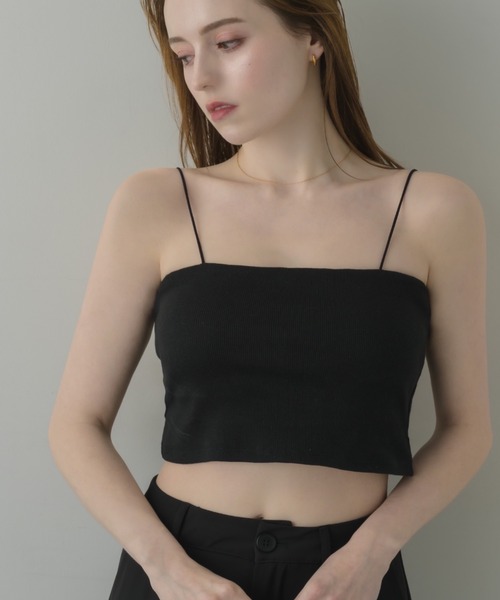 muku（ムク）の「SHORT CAMISOLE/in bra（キャミソール・レディース・アイボリー/ブラック/ホワイト・FREE）」の19枚目の写真