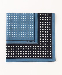 Paul Stuart（ポールスチュアート）の「ドット柄プリントハンカチ（ハンカチ/ハンドタオル）」