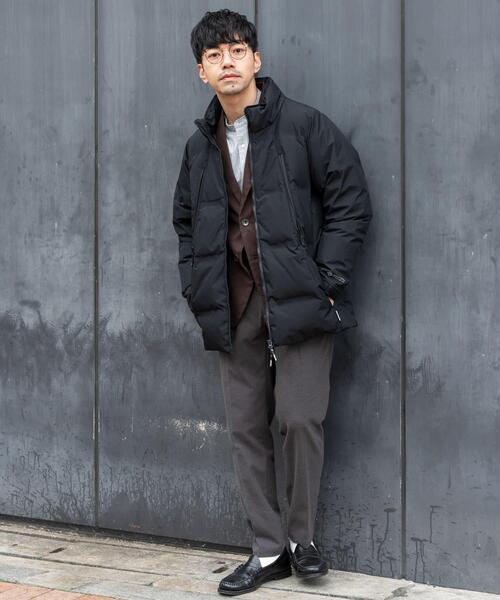 URBAN RESEARCH ROSSO MEN（アーバンリサーチロッソメン）の「『別注』+phenix　WINDSTOPPER by GORE-TEX LABS 2WAYダウンJK（ダウンジャケット/コート・メンズ・ブラック/ネイビー・MEDIUM/LARGE/X-LARGE）」の13枚目の写真