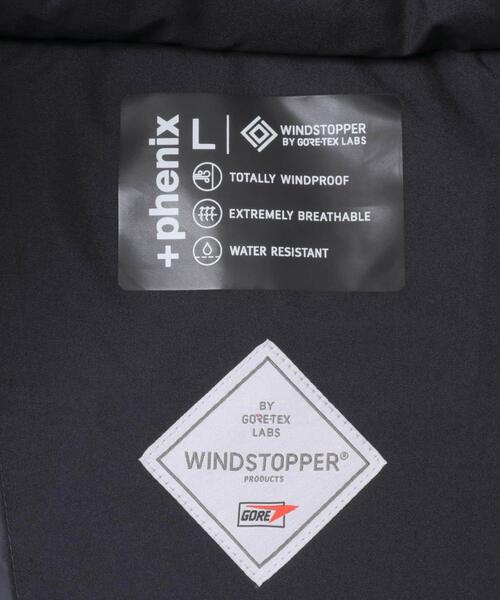 URBAN RESEARCH ROSSO MEN（アーバンリサーチロッソメン）の「『別注』+phenix　WINDSTOPPER by GORE-TEX LABS 2WAYダウンJK（ダウンジャケット/コート・メンズ・ブラック/ネイビー・MEDIUM/LARGE/X-LARGE）」の5枚目の写真