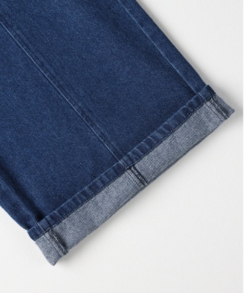 Right-on(ライトオン)の「【VIVIAN BLUE】レースアップワイドデニムパンツ/綿100 (ガールズ/通学/公園/お出かけ/プレゼント)(デニムパンツ・キッズ・ブラック/ダークインディゴブルー・150/160/130/140)」の5枚目の写真