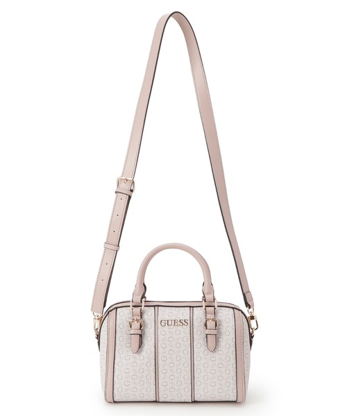 Guess（ゲス）の「RADLEIGH Box Satchel ボストンバッグ  （ハンドバッグ・レディース・ライトピンク・ONE SIZE）」の4枚目の写真