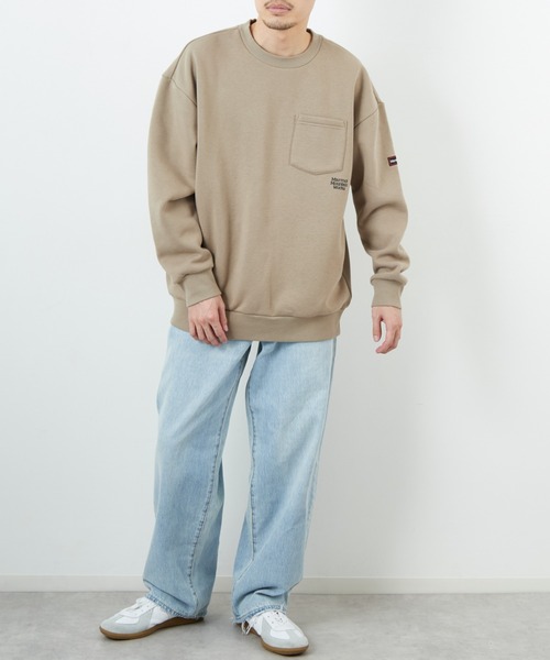 MARMOT（マーモット）の「[Marmot/マーモット] 別注 ワンポイントロゴ ポケットスウェット（スウェット・レディース・ブラック/ベージュ・XL/L/M/S）」の4枚目の写真