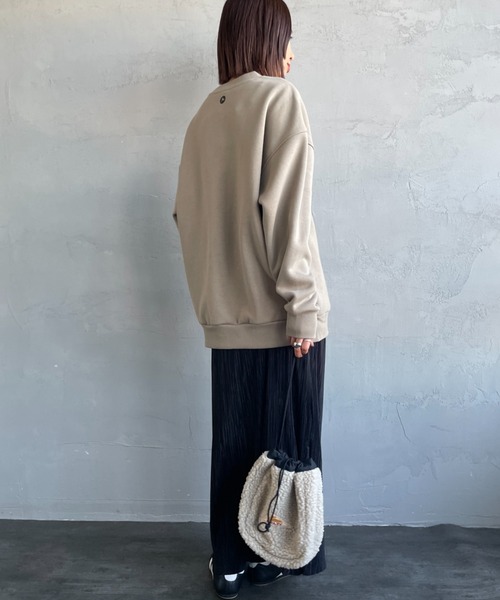 MARMOT（マーモット）の「[Marmot/マーモット] 別注 ワンポイントロゴ ポケットスウェット（スウェット・レディース・ブラック/ベージュ・XL/L/M/S）」の13枚目の写真