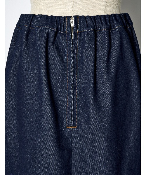 RUMCHE（ラムシェ）の「Denim Dot Mirror Skirt / デニムドットミラースカート（スカート・レディース・インディゴブルー・SMALL/MEDIUM）」の8枚目の写真