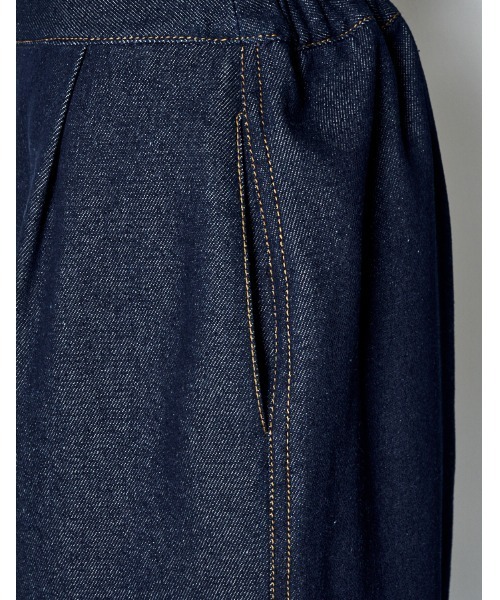 RUMCHE（ラムシェ）の「Denim Dot Mirror Skirt / デニムドットミラースカート（スカート・レディース・インディゴブルー・SMALL/MEDIUM）」の7枚目の写真