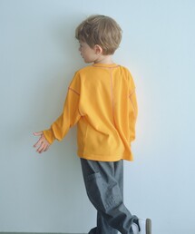 green label relaxing | ハニカム 配色 プルオーバー / キッズ  100cm-160cm(Tシャツ/カットソー)