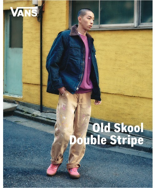 VANS(バンズ)の「VANS ヴァンズ OLD SKOOL DS オールドスクール DS VN000EG8GDT *HONEYSUCKLE/NV(スニーカー・メンズ・ピンク・10/8/6/4/11/7h/12/7/5/9/5h/4h/6h/10h/9h/8h)」の9枚目の写真
