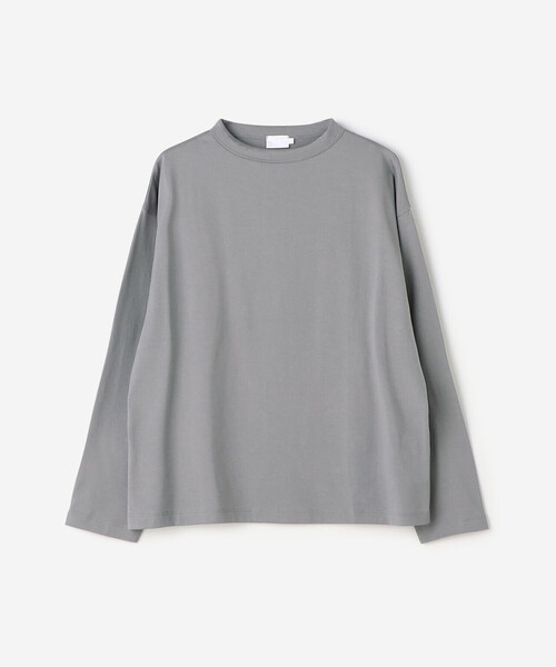 handvaerk（ハンドバーク）の「handvaerk | 60/2 ボトルネック長袖Tシャツ WOMEN（Tシャツ/カットソー・レディース・ホワイト/ダークグレー/オートミール/グレー系その他2/グレー系その他/ブラック/ピンク系その他・S）」の5枚目の写真