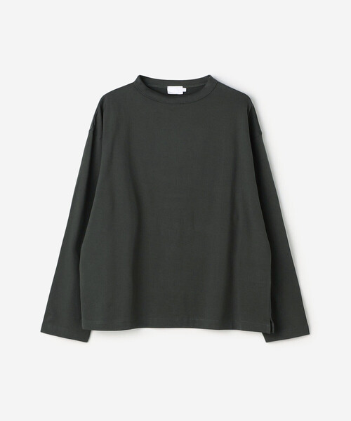 handvaerk（ハンドバーク）の「handvaerk | 60/2 ボトルネック長袖Tシャツ WOMEN（Tシャツ/カットソー・レディース・ホワイト/ダークグレー/オートミール/グレー系その他2/グレー系その他/ブラック/ピンク系その他・S）」の4枚目の写真