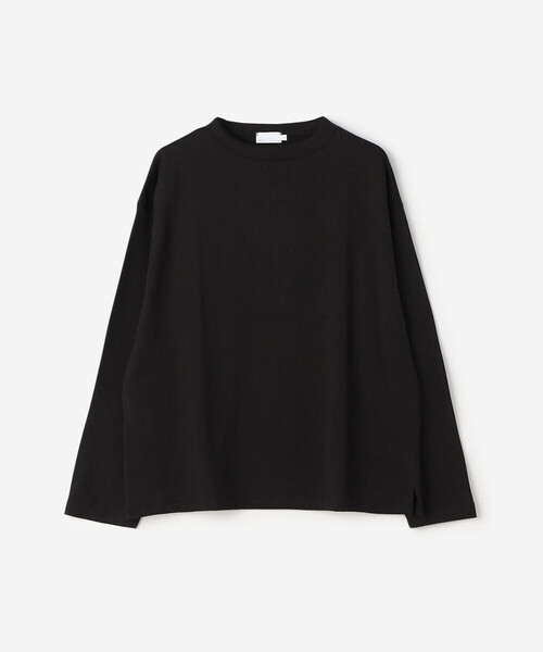 handvaerk（ハンドバーク）の「handvaerk | 60/2 ボトルネック長袖Tシャツ WOMEN（Tシャツ/カットソー・レディース・ホワイト/ダークグレー/オートミール/グレー系その他2/グレー系その他/ブラック/ピンク系その他・S）」の3枚目の写真