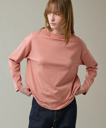 handvaerk | handvaerk | 60/2 ボトルネック長袖Tシャツ WOMEN(Tシャツ/カットソー)