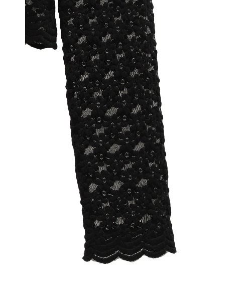 CLANE（クラネ）の「3D FLOWER LACE SHIRT（シャツ/ブラウス・レディース・その他/ブラック・1/2）」の7枚目の写真