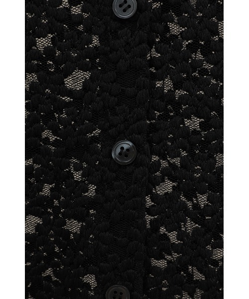 CLANE（クラネ）の「3D FLOWER LACE SHIRT（シャツ/ブラウス・レディース・その他/ブラック・1/2）」の9枚目の写真