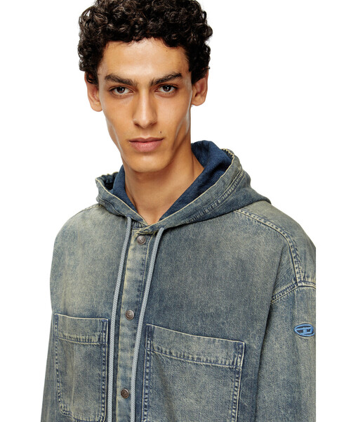 つばいか様　DIESEL 25ss デニムシャツ D-DEWNEY-HOOD つばいか様 DIESEL 25ss デニムシャツ D-DEWNEY-HOOD