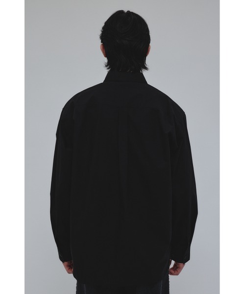 STYLEMIXER(スタイルミキサー)の「フラップポケットシャツ(シャツ/ブラウス・メンズ・ブラウン/ブラック/ライトベージュ・MEDIUM/LARGE)」の8枚目の写真